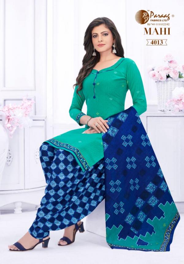 Paraag Mahi Vol-4 Cotton Designer Readymade Suit